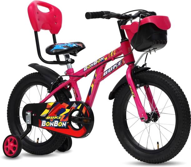 AVON BONBON 14T Kids Cycle with training wheels and V Brake for 2 to 4 Years age 14 T (inch) Road Cycle