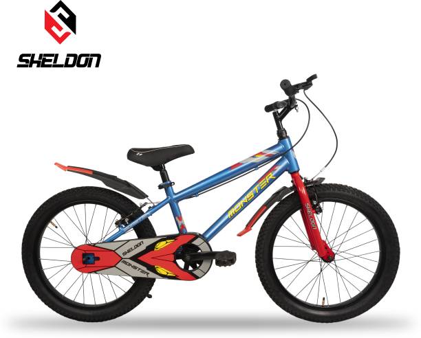 Sheldon Monster Mini Wonder 20T for 5-12 Year Bikes/Bicycle/ V-Brakes Unisex Kids (Blue) 20 T Road Cycle