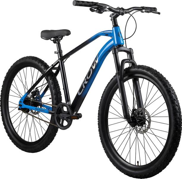 Crow BLACK NINJA SINGLE SPEED|FRONT SUSPENSION|DUAL DISC BRAKES| 29 MTB 29 T (inch) Mountain Cycle