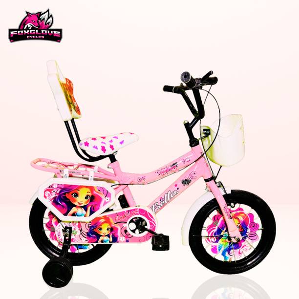 FOXGLOVE BELLA 14 INCH CYCLE SUITABLE FOR AGE 2 TO 5 YEARS GIRLS BARBIE PINK 95% 14 T (inch) Road Cycle