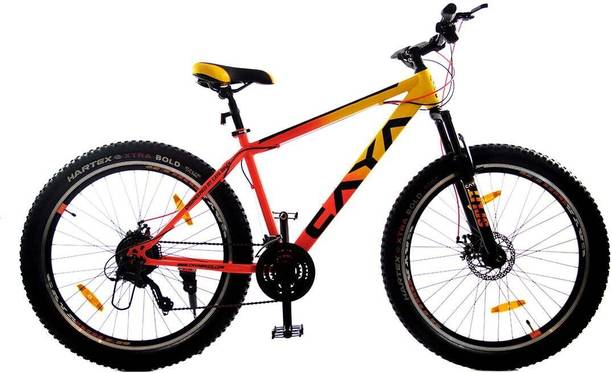 CAYA Split 27.5" Yellow/Orange Double Alloy Rim, Dual Disk Brake & Front Suspensions 27.5 T