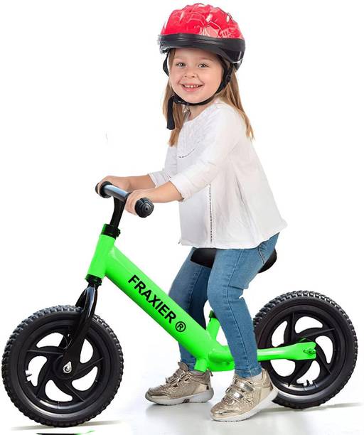 AMBERZ Balance Bike For 2-5 Years Old Kids No Pedal With Adjustable Seat Height 12 T (inch) Recreation Cycle
