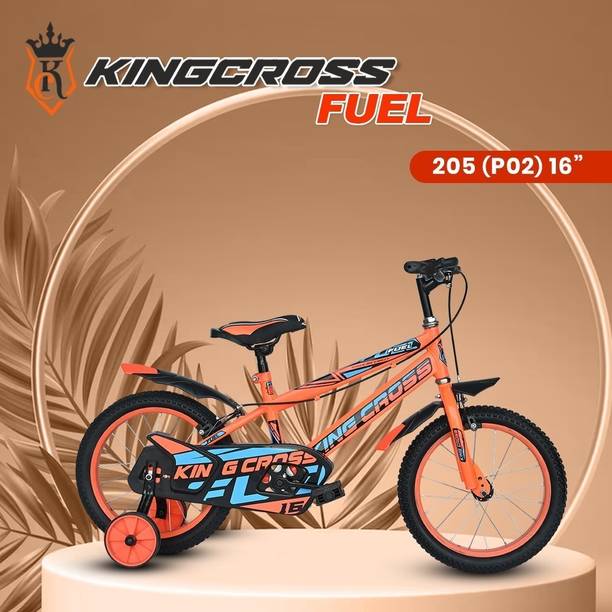 KINGCROSS FUEL ORANGE BMX CYCLE FOR KIDS FOR 4 - 6 Years 16 T BMX Cycle