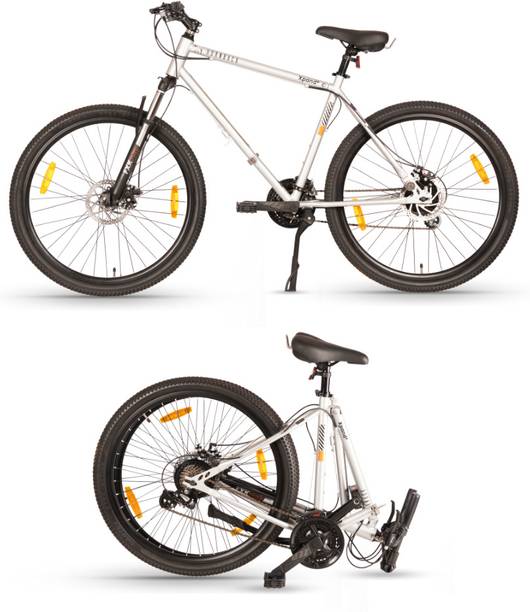 HORNBACK Xpand+ Full Size Fully Assembled Foldable, Lockout Front Suspension 27.5 T (inch) Mountain Cycle