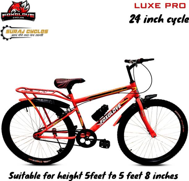 FOXGLOVE LUXE 24 INCH CYCLE FOR HEIGHT 4'2'' TO 5FT FOR BOYS & GIRLS BICYCLE 24T 24 T (inch) BMX Cycle