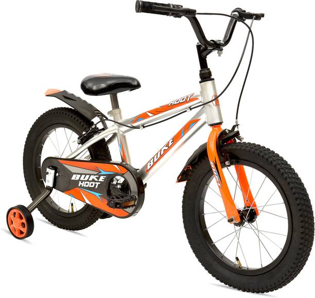AVON HOOT 16T Kids Cycle for Boys with Training Wheel 85% Pre Fitted Stylish Design 16 T (inch) Road Cycle