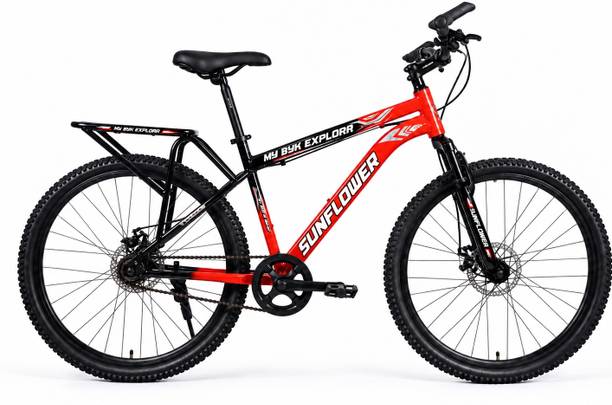 Sunflower MY BYK EXPLORA DOUBLE DISC 26T CITY RIDER TERRIAN CARRIER 26 T (inch) Hybrid Cycle/City Bike