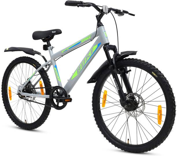 Buke SPIKE 24T MTB Cycle for Boys With Dual Disk Brakes 85% Pre Fitted Stylish Design 24 T (inch) Mountain Cycle