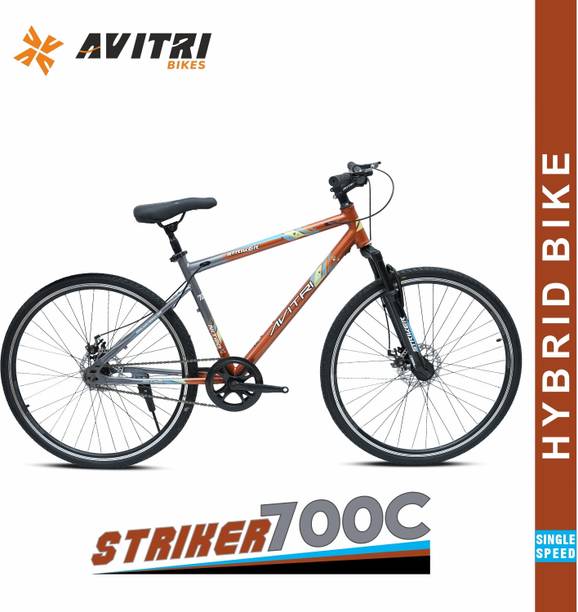 AVITRIBIKES Stricker-700C Single Speed Disc Brake Adult-Hybrid Cycle/City Bike 700C T (inch) Hybrid Cycle/City Bike