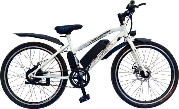 MATELCO LADIES E-Cycle for Women | 26" inch | Dual Disc Brake | Pedal Assist 26 T (inch) Mountain Cycle