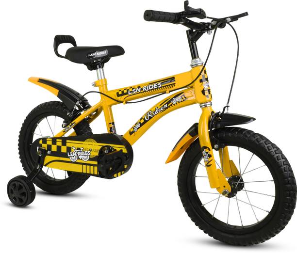 Lsn rides 14T RIDEON STEEL RIM BICYCLE W/O CARRIER FOR 2-5 YEARS GIRLS AND BOYS 14 T (inch) BMX Cycle