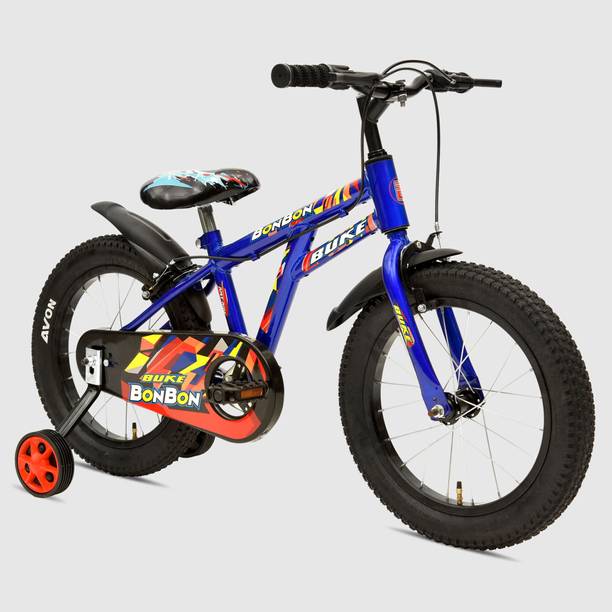 Buke BONBON 16T Kids Cycle with Training Wheels and V Brake for 5 to 8 Years age 16 T (inch) Road Cycle