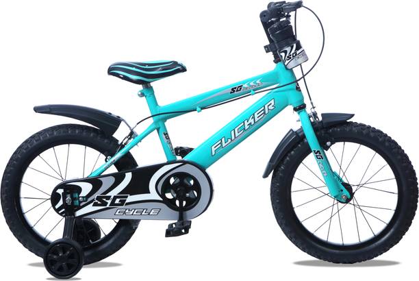 SG CYCLES BMX 16 INCH KIDS CYCLE WITH SIDE SUPPORTING WHEELS 16 T (inch) BMX Cycle
