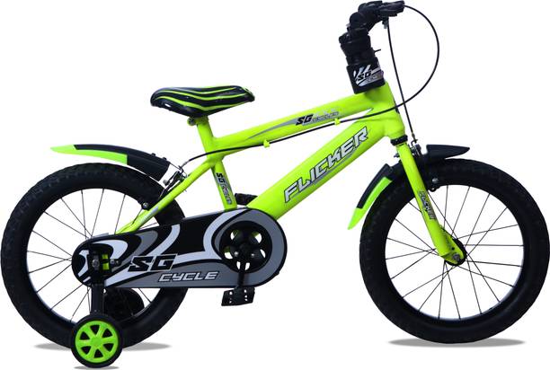 SG CYCLES BMX 16 INCH KIDS CYCLE WITH SIDE SUPPORTING WHEELS 16 T (inch) BMX Cycle
