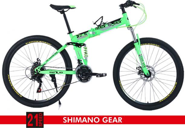 Track Jack Foldable Cycle 16” Frame MTB Cycle/Bike with Dual Suspention/Disc Brakes 27.5 T (inch) Folding Bikes/Folding Cycle