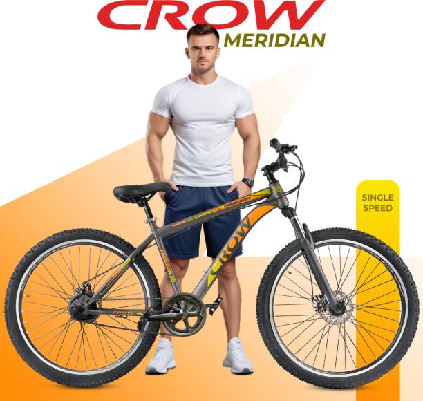 Crow MERIDIAN SINGLE | FULLY FITTED | NON-GEARED | FRONT SUSPENSION | DUAL DISC 29 T Mountain Cycle