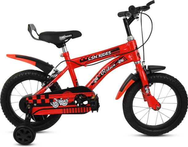 Lsn rides RIDEON 14T STEEL RIM W/O CARRIER FOR 2-5 GIRLS AND BOYS||SPORTY BICYCLE FOR KIDS 14 T (inch) BMX Cycle