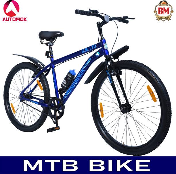 B.M. LIMITED AUTOWOK WICK MTB 18 Inches Frame, 85% Installed Branded Tyre With Power Brake 26 T (inch) Mountain Cycle