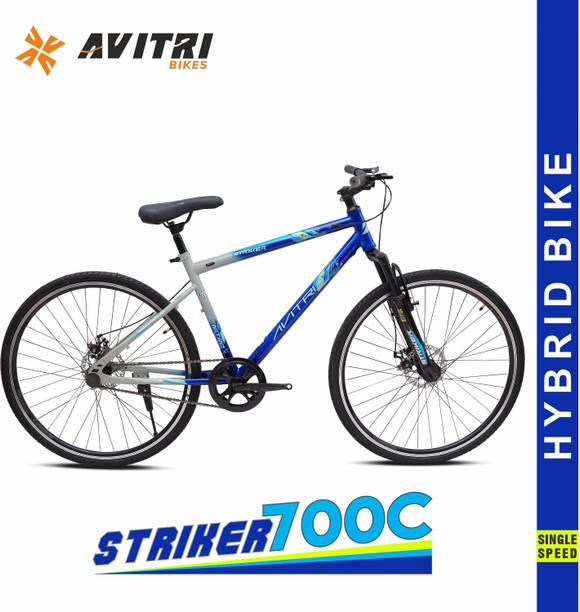 AVITRIBIKES Stricker-700C Single Speed Disc Brake Adult-Hybrid Cycle/City Bike 700C T (inch) Hybrid Cycle/City Bike