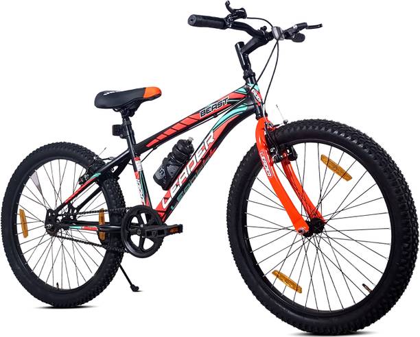 LEADER Beast 24T City Bike Without Gear Single Speed, Frame Size: 16 Inches 24 T (inch) Mountain Cycle