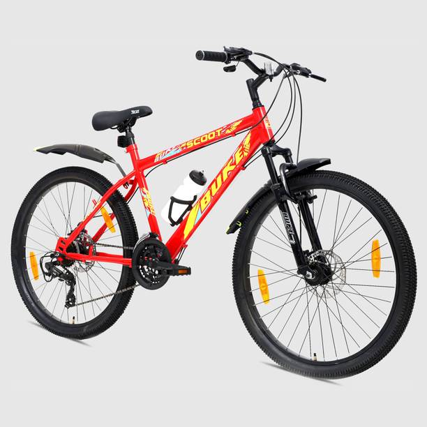 Buke SCOOT 26T Geared Cycle for Men & Boys Dual Disc Brake & StylishDesign 85% Fitted 26 T (inch) Mountain Cycle