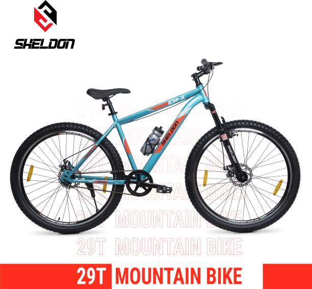Sheldon EMX 29T MTB Unisex Bikes 19Inch Durable Frame, Disk Brake, Stylish Design 29 T Hybrid Cycle/City Bike