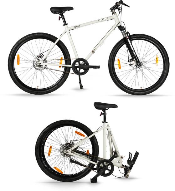 HORNBACK Xpand Full Size Fully Assembled Foldable, Premium Front Suspension 27.5 T (inch) Mountain Cycle