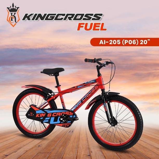 KINGCROSS FUEL BMX RED CYCLE FOR KIDS FOR 5 - 8 Years 20 T BMX Cycle