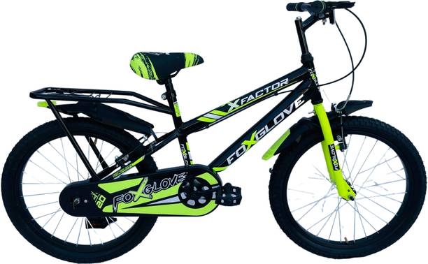 FOXGLOVE X FACTOR 20.235 IBC FLOURESCENT GREEN TYRE TUBE FOR 5 PLUS AGE 90 % FITTED 20 T (inch) Road Cycle