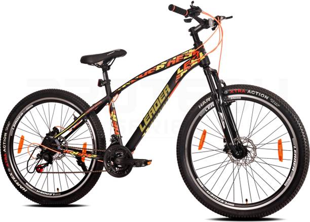 LEADER Sphere 27.5T 21 Speed MTB cycle with Dual Disc Brake and Front Suspension 27.5 T (inch) Hybrid Cycle/City Bike