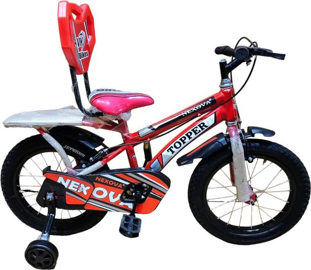 NEXOVA 16T LITTLE TOPPER CARRIER TUBELESS(RED) FOR 4 TO 6 YEARS KIDS 16 T BMX Cycle