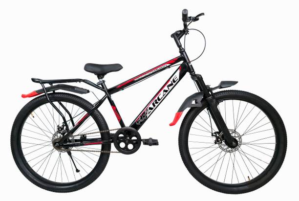 ARCANE Velocity.2 MTB 26T | Built-in Carrier | Front Suspension | Dual Disc Brakes 26 T (inch) Mountain Cycle