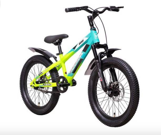 HERO RUSH | Wheel Size 20*2.40 | FRONT-Suspension | Dual Disc Brake | 20 T (inch) Mountain Cycle