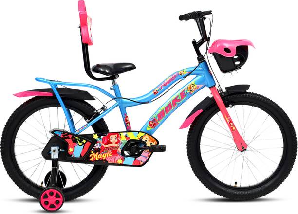 Buke MAGIC 20T Kids Cycle Ideal for 5 to 8 Years With Training Wheel 85% Pre Fitted 20 T (inch) Hybrid Cycle/City Bike