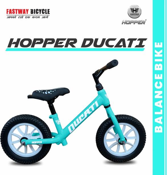 Fastway Bicycle Hopper Balance Bike 12T Kids | SeaGreen | Age 2-4 Years | 99% Assembled | 12 T (inch) Utility Bike