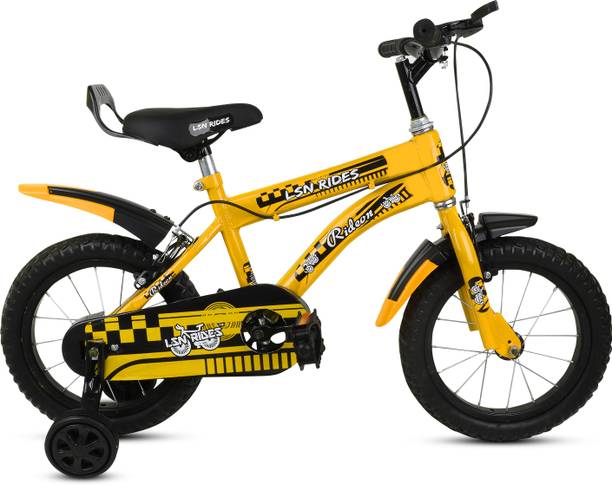 Lsn rides RIDEON 14T STEEL RIM W/O CARRIER FOR 2-5 GIRLS AND BOYS||SPORTY BICYCLE FOR KIDS 14 T (inch) BMX Cycle