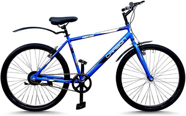 CarbonBike PRAVEG SINGLE SPEED | FULLY FITTED | NON-GEARED | FRONT RIGID FORK | DUAL VBRAKE 26 T (inch) Hybrid Cycle/City Bike