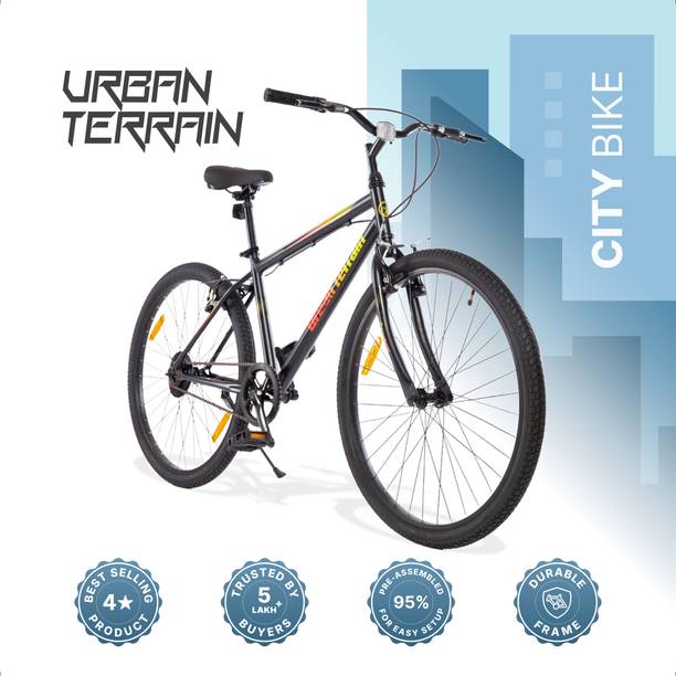 Urban Terrain Maza Cycles For Men with Cycling Event & Ride Tracking App 27.5 T (inch) Hybrid Cycle/City Bike