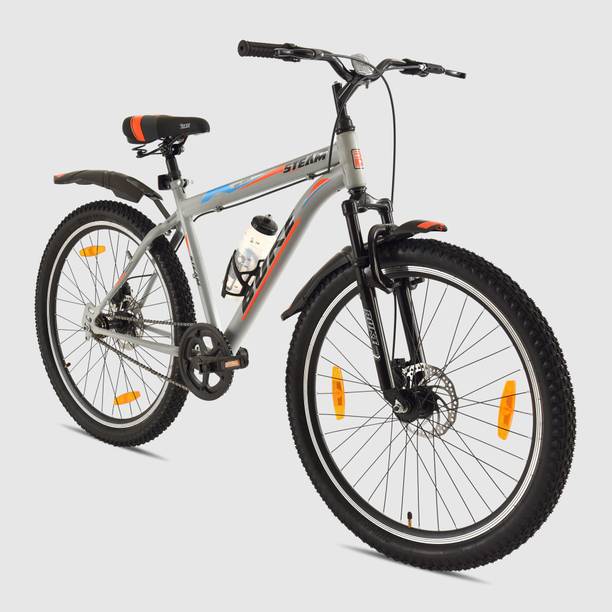 Buke STEAM 26T MTB Cycle for Men & Boys with Dual Disc Brakes & Double Wall Alloy Rim 26 T (inch) Mountain Cycle
