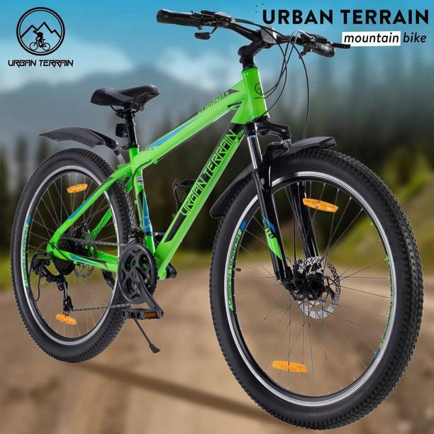 Urban Terrain UT3012S27.5 Steel MTB Cycles Shimano Geared for Men with Dual Disc Brake 27.5 T (inch) Road Cycle