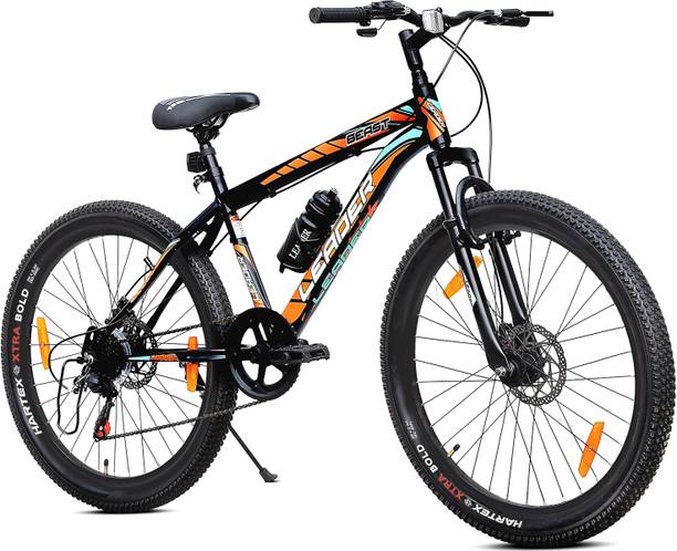 LEADER Beast 24T MultiSpeed (21 Speed) Mountain with FS & DD Brake 24 T (inch) Hybrid Cycle/City Bike