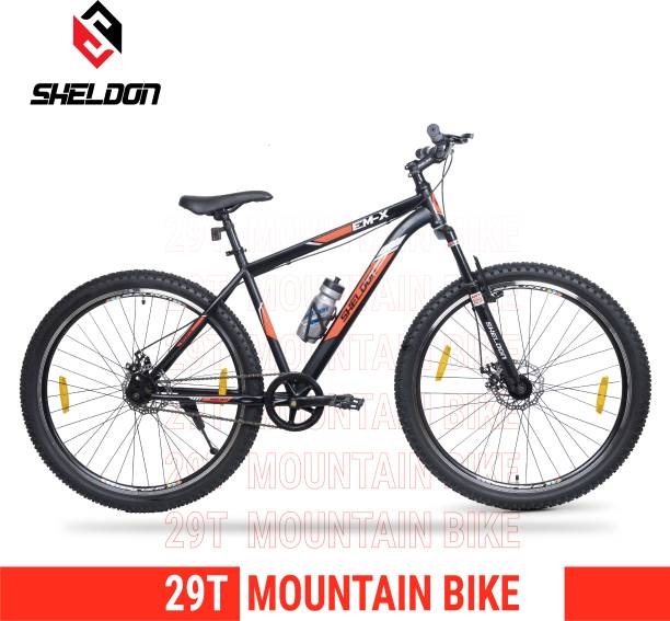 Sheldon EMX 29T MTB Unisex Bikes 19Inch Durable Frame, Disk Brake, Stylish Design 29 T Fat Tyre Cycle