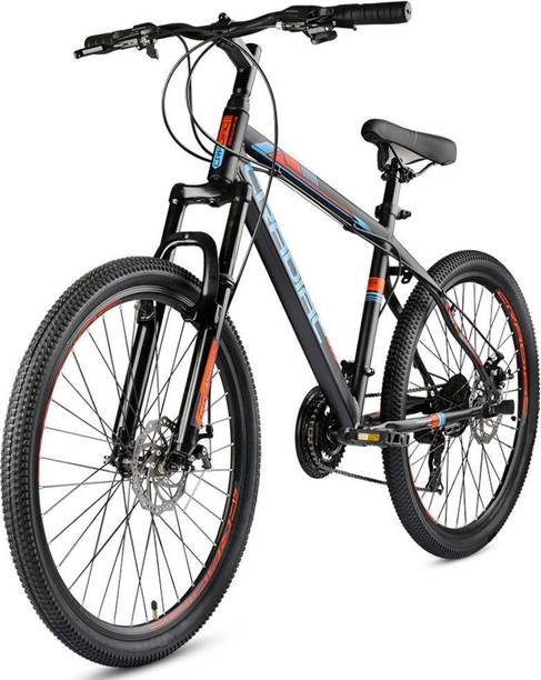 CRADIAC GLOBETROTTER 21 SPEED|FRONT SUSPENSION FORK|DUAL DISC BRAKE|shimano gears 26 T (inch) Mountain Cycle