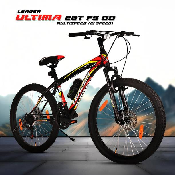 LEADER Ultima Multi Speed Hybrid Cycle with FS & DD Brake 26 T (inch) Hybrid Cycle/City Bike