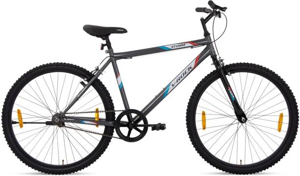 Vrock Storm 26T, Single Speed Mountain Bike, Steel Frame, Rigid Fork, Caliper Brakes 26 T (inch) Mountain Cycle