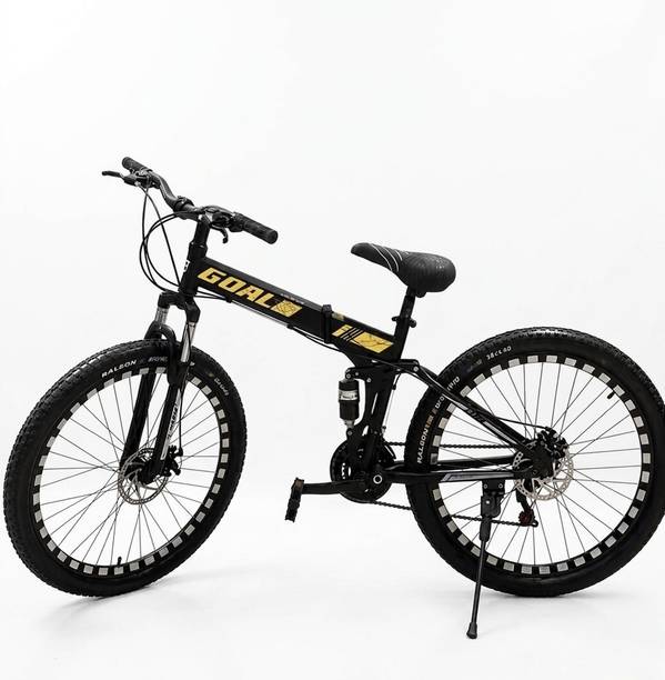 GOAL FOLDING CYCLE|| ALL TERRAIN || FRONT SUSPENSION|| DOUBLE DISC 26 T (inch) Folding Bikes/Folding Cycle