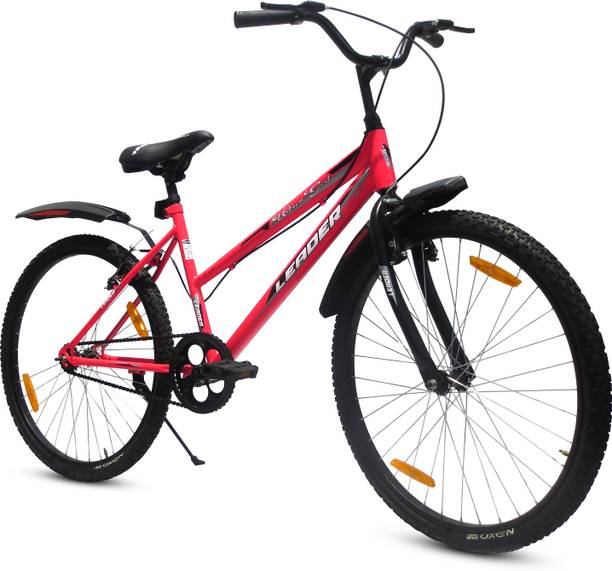 LEADER URBAN GIRL 26T CITY BIKE SINGLE SPEED FOR GIRLS/LADIES | IDEAL FOR 12+ YEARS 26 T लड़कियाँ की साइकिल / महिला साइकिल