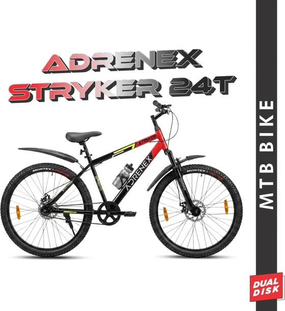 Adrenex Stryker 24T FXDD | 85% Pre- Assembled | 24 T (inch) Mountain Cycle