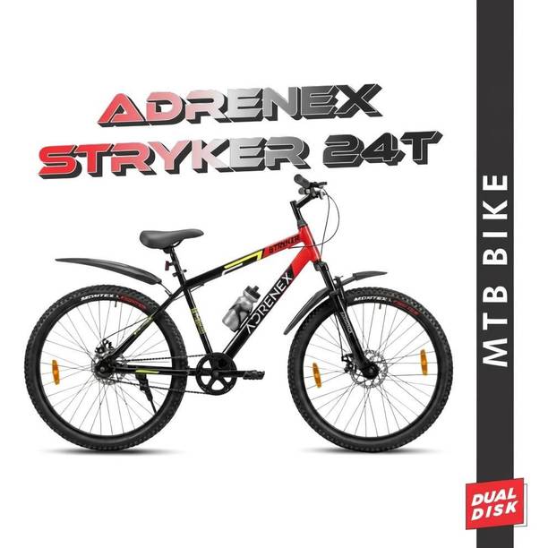 Adrenex Stryker 24T FXDD | 85% Pre- Assembled | 24 T (inch) Mountain Cycle
