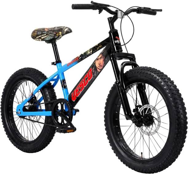 VESCO Drift Jr 20T | 20*300 Fat Tire | Suspension | Disc Brakes | Cycle for Boys | 20 T (inch) Fat Tyre Cycle